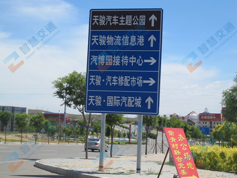 城市指路牌